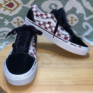 Vans Old Skool Sketch Checkerboard Vans Suede and Canvas Size M 6.5 W 8